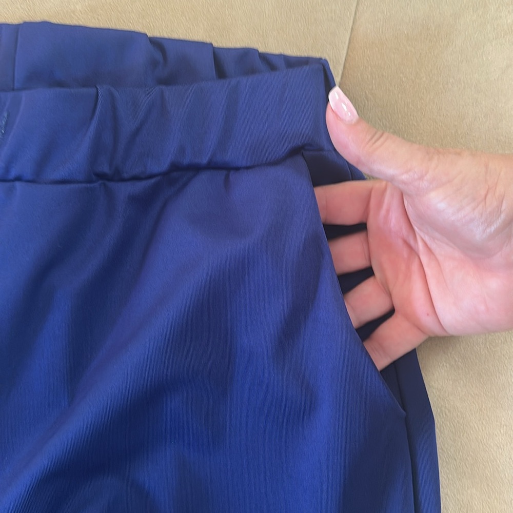 Navy Women's 2 piece wide leg pants & top set - Picture 11 of 14